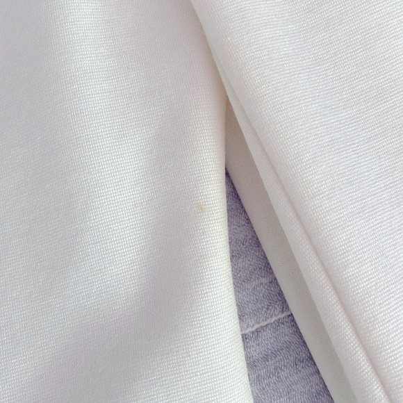 NWOT Bebe Kristie Ponte Jacket White Black Trim Size 0 - Picture 10 of 10